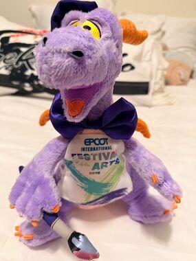 Disney Figment Plush - Purple with Orange Accents
